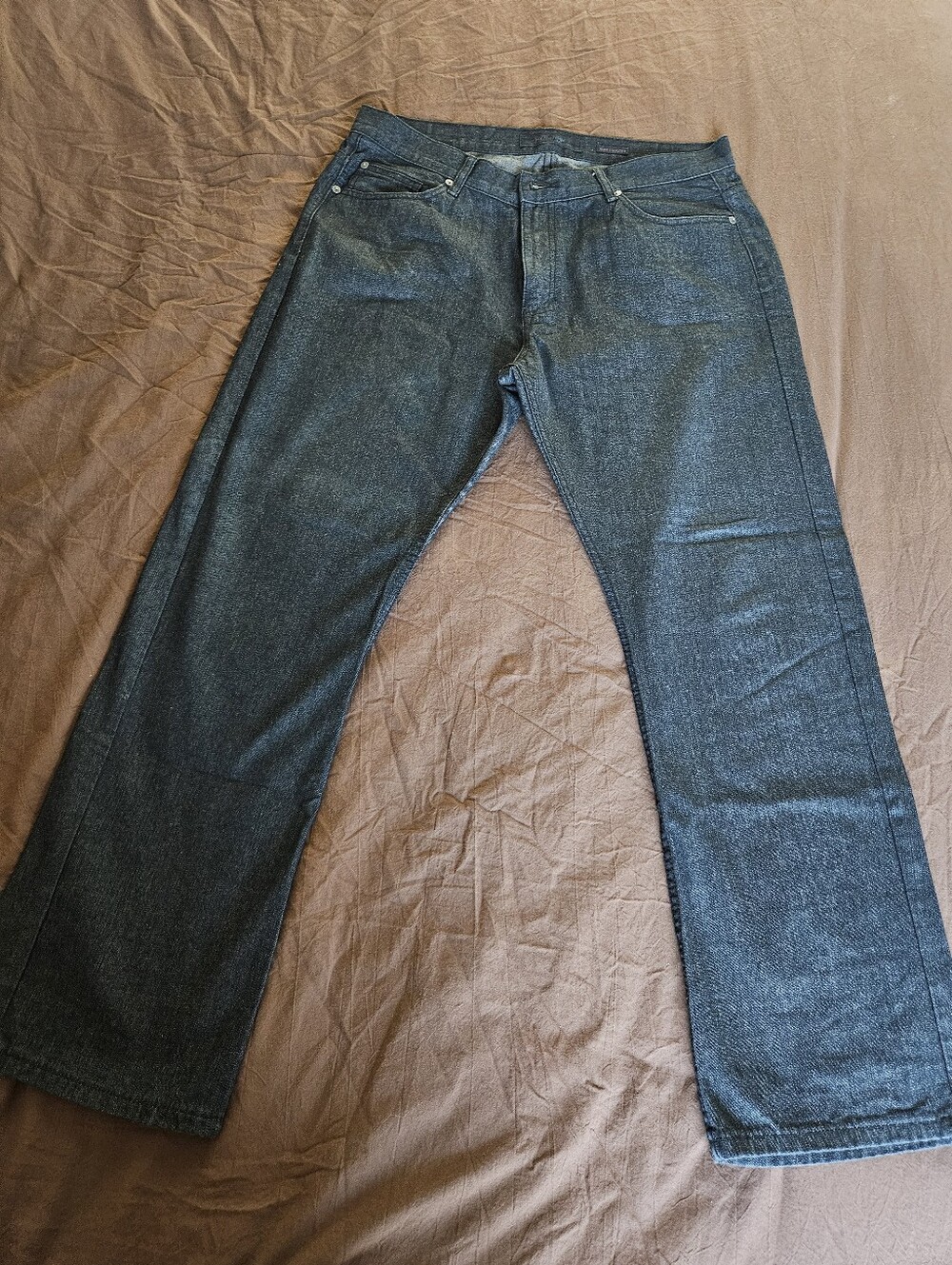 Vintage Genes 1891 Slim Straight Men's Jeans 38x32 Dark Indigo